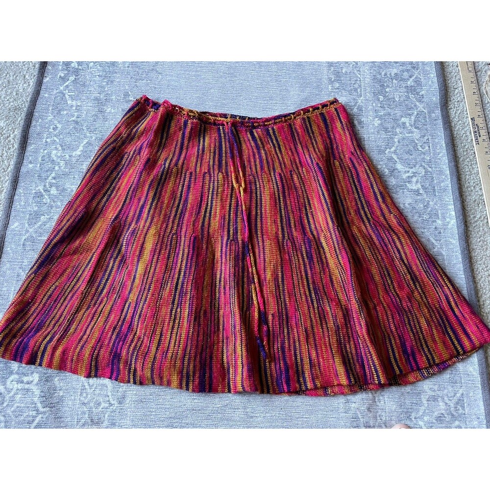 Rosario Constantini crochet Native American Handmade Skirt M
